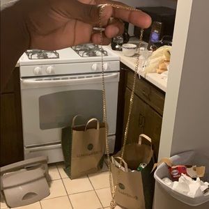 14k gold flat curb chain